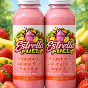 Strawberry Banana Boost Organic Smoothie